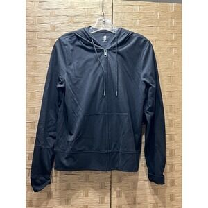 Id Ideology Women's Full-zip Fleece Hoodie Black Size M‎ New w/ Tags!